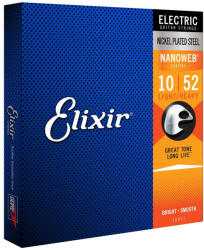 Elixir 12077 Nanoweb Nickel 10-52 Light-Heavy (EL-12077)