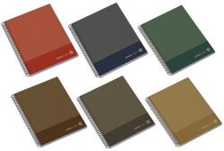 Ambar Kraft A5 100 lap vonalas spirálfüzet (26142000) - officedepot