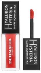 Dermacol Hyaluron Hysteria Matte Liquid Lipstick ruj lichid cu efect matifiant No. 12 4, 5 ml
