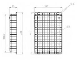 Elleci - ACI01306 Edényszárító kosár fém Best mosogatókhoz (qd-mk-ACI01306)