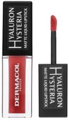 Dermacol Hyaluron Hysteria Matte Liquid Lipstick ruj lichid cu efect matifiant No. 09 4, 5 ml