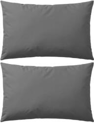 vidaXL 2 db szürke kültéri párna 60 x 40 cm 132304 (132304)
