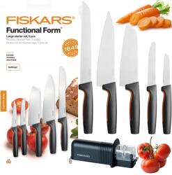 Fiskars 5 Db-os Késkészlet Dobozban Fiskars Ff Készlet Éles Konyhakés Élező (1057558)