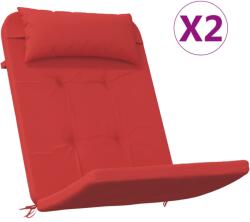 vidaXL 2 db piros oxford-szövet Adirondack-székpárna 2.5 kg (361836)
