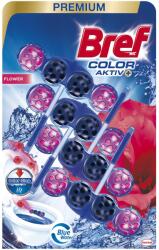 Bref Color Aktiv Flower toalett frissítő, 4x50g