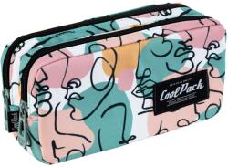 COOLPACK Penar școlar dreptunghiular Cool Pack Primo - Art Deco, cu 2 fermoare (F105576) Penar