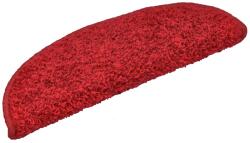 vidaXL 30 db piros lépcsőszőnyeg 65 x 21 x 4 cm 3365819 (3365819)