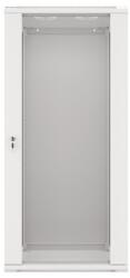 Lanberg 19" fali rack szekrény 27U/600X450 lapraszerelt, szürke V2 WF01-6427-10S (WF01-6427-10S)