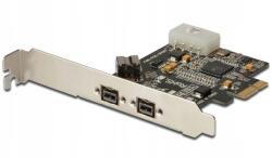 ASSMANN Firewire kártya/vezérlő (800) Pci Exp. , 2xKülső 1xBelső IEEE1394b 9pin, Low, (DS-30203-2)