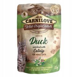 CARNILOVE Cat Duck&Catip 85 g nedves macskaeledel