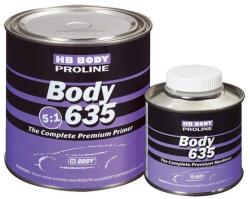 HB BODY 635 5: 1 2K TÖLTŐALAPOZÓ szett Fekete (2.5L+0.5L) 1 db