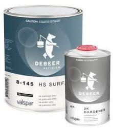 DeBeer 8-14540 2K HS Filler Szett - Fekete 1.5L / szett (6db + ajándék higítóval)