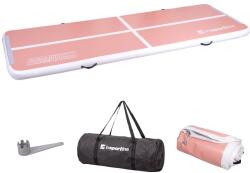 inSPORTline Airtrack inSPORTline Airstunt 300x100x10 cm korallszínű rózsaszín, hordozótáska, feltekerhető, 9, 5 kg, Drop Stitch technológia (28656)