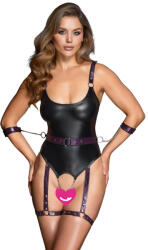 Cottelli Collection Crotchless Bondage Body Matte Look Set 2644860 Black XL