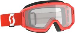 SCOTT Primal Clear motokrossz szemüveg piros-átlátszó