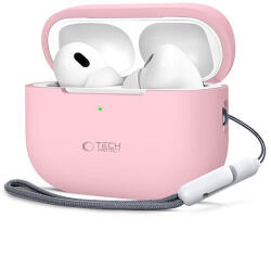 Tech-Protect szilikontok Apple AirPods Pro 1 / 2 fülhallgatóhoz - rózsaszín