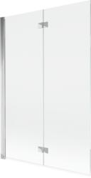 Mexen Mist paravan de baie cu 2 uși stânga 120 x 150 cm, transparent, crom - 8A9-120-002-01-00-L (8A9-120-002-01-00-L)