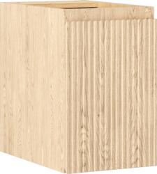 Mexen Rivel dulap de baie sub chiuvetă 30 cm, 1 ușă, canelat, stejar - 91A21-03047-1-BF81 (91A21-03047-1-BF81)