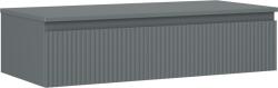 Mexen Rivel dulap baie sub chiuvetă 100 cm cu blat, 1 sertar, striat, grafit mat - 91A20-10023-1-BFC66 (91A20-10023-1-BFC66)