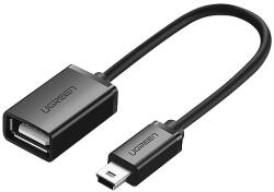 UGREEN US249 10383 mini USB-B (apám) / USB-A (nőstény) OTG adapter 10cm - szürke