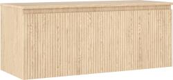 Mexen Rivel dulap de baie de 120 cm cu blat, 1 sertar, cu riflaje, stejar - 91A20-12047-1-BFC81 (91A20-12047-1-BFC81)