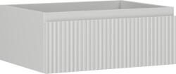 Mexen Rivel dulap baie sub lavoar 60 cm, 1 sertar, striat, gri mat - 91A20-06023-1-BF62 (91A20-06023-1-BF62)