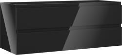 Mexen Orio dulap baie sub lavoar 120 cm, 2 sertare, negru lucios - 91A10-12047-2-BFF70 (91A10-12047-2-BFF70)