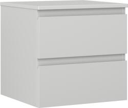 Mexen Orio dulap baie sub chiuvetă 50 cm cu blat, 2 sertare, gri mat - 91A10-05047-2-BFFC62 (91A10-05047-2-BFFC62)