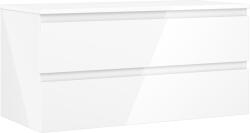 Mexen Orio dulap de baie sub lavoar 100 cm cu blat, 2 sertare, alb lucios - 91A10-10047-2-BFFC00 (91A10-10047-2-BFFC00)