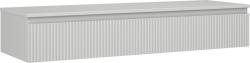 Mexen Rivel dulap baie sub lavoar 140 cm cu blat, 1 sertar, canelat, gri mat - 91A20-14023-1-BFC62 (91A20-14023-1-BFC62)