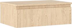 Mexen Rivel dulap baie sub chiuvetă 70 cm cu blat, 1 sertar, canelat, stejar - 91A20-07023-1-BFC81 (91A20-07023-1-BFC81)