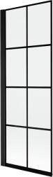 Mexen Mist paravan cadă cu un singur panou stânga 70 x 150 cm, grilaj negru, negru - 8A9-070-001-70-77-L (8A9-070-001-70-77-L)