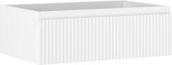 Mexen Rivel dulap baie sub-lavoar 70 cm, 1 sertar, canelat, alb mat - 91A20-07023-1-BF01 (91A20-07023-1-BF01)