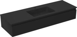 Mexen Orio dulap baie 140 cm cu chiuvetă Otis, 1 sertar, negru mat - 91A10-14023-1-BF71-W18M71 (91A10-14023-1-BF71-W18M71)