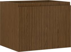 Mexen Rivel dulap baie sub lavoar 60 cm, 1 sertar, riflat, nuc - 91A20-06047-1-BF86 (91A20-06047-1-BF86)