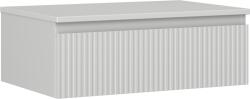 Mexen Rivel dulap baie cu blat de 70 cm, 1 sertar, canelat, gri mat - 91A20-07023-1-BFC62 (91A20-07023-1-BFC62)
