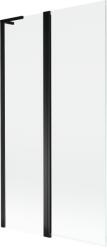Mexen Mist L paravan de cadă cu 2 canaturi 100 x 150 cm, transparent, negru - 8A9L-100-011-70-00 (8A9L-100-011-70-00)