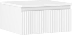 Mexen Rivel dulap baie sub chiuvetă 50 cm cu blat, 1 sertar, canelat, alb mat - 91A20-05023-1-BFC01 (91A20-05023-1-BFC01)