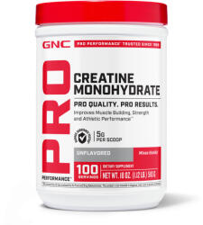 GNC Pro Performance Creatine Monohydrate Fara Aroma, pulbere, 510g, GNC