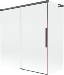 Mexen Rox L paravan de baie cu 2 panouri glisante 150 + 70 x 150 cm, transparent, gri arma periat - 8C9L-150-070-66-00 (8C9L-150-070-66-00)