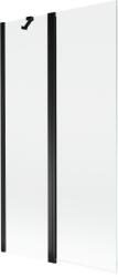 Mexen Mist paravan de duș cu 2 aripi 100 x 150 cm, transparent, negru - 8A9-100-011-70-00 (8A9-100-011-70-00)