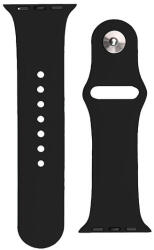 Hurtel Szilikon szíj APS szilikon óraszíj Ultra / 8/7/6/5/4/3/2 / SE (45/44 / 42 mm) szíj fekete