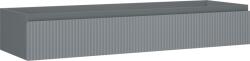 Mexen Rivel dulap baie pentru chiuvetă 140 cm, 1 sertar, canelat, grafit mat - 91A20-14023-1-BF66 (91A20-14023-1-BF66)