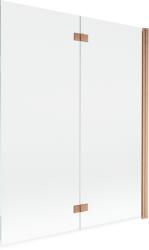 Mexen Mist paravan de duș cu 2 uși dreapta 140 x 150 cm, transparent, cupru periat - 8A9-140-002-65-00-P (8A9-140-002-65-00-P)