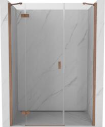 Mexen Mist-H ușă de duș pivotantă stânga, 140 cm, transparent, cupru periat - 8A5-140-001-65-00-L (8A5-140-001-65-00-L)