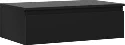 Mexen Orio dulap baie sub lavoar 80 cm cu blat, 1 sertar, negru mat - 91A10-08023-1-BFC71 (91A10-08023-1-BFC71)