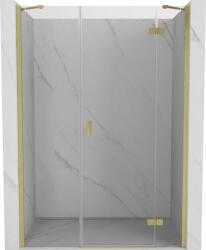 Mexen Mist-H ușă de duș pe balamale dreaptă 120 cm, transparentă, auriu periat - 8A5-120-001-55-00-P (8A5-120-001-55-00-P)