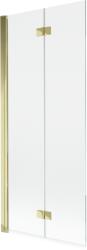 Mexen Mist paravan de duș cu 2 panouri stânga 80 x 150 cm, transparent, auriu - 8A9-080-002-50-00-L (8A9-080-002-50-00-L)