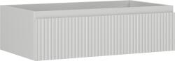 Mexen Rivel dulap baie sub lavoar 80 cm, 1 sertar, cu caneluri, gri mat - 91A20-08023-1-BF62 (91A20-08023-1-BF62)