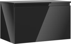 Mexen Orio dulap baie suspendat 80 cm cu blat, 1 sertar, negru lucios - 91A10-08047-1-BFC70 (91A10-08047-1-BFC70)
